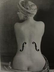 MAN RAY PHOTO B&W PRINT “Kiki Ingres Violin 1924” Art Nude By MAN RAY Dada