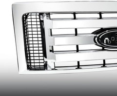 Front Bumper Upper Grill Fit for 2009-2014 Ford F-150 F150 Xlt,Chromed Grille Bu