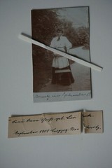 #175 CDV: Anna Thieß b. Lüdecke 1908 in Leipzig Stötteritz Thiess