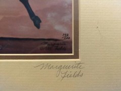 Indian Art- Marguerite Fields/Signed Lithograph «Leap Into Battle». 140/200
