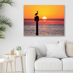Clearwater Beach Florida, Ocean Sunset, Fine Art Photo on Metal, Canvas or Paper