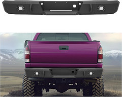 Rear Bumper Compatible with 1999-2007 Chevy Silverado GMC Sierra 2500 3500 HD W/