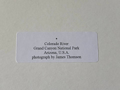 Grand Canyon Colorado River James Thomson Signed Print Sunset Desert 8 x 10
