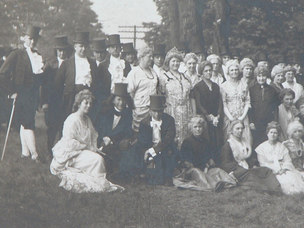 Orig.1910-20s Photograph Cambridge Celebration of Historical Monical’s Victorian