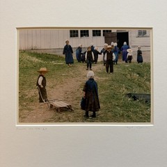 Bill Coleman Signed Amish No 590 AP Artist Proof ORIG Photograph Children Barn