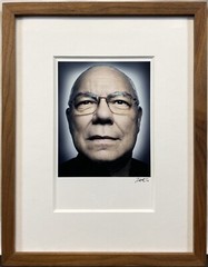 Original 2016 PLATON Antoniou Portrait Photograph Gen Colin Powell PERSONAL COPY