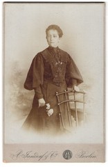 Photograph A. Jandorf & Co., Berlin-N., Brunnen-Strasse 19-21, portrait bourgeois