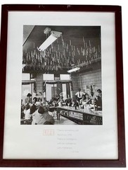 Vintage Print «Flying Straws» by Wallace Kirkland with quote by Cole Porter