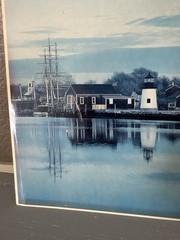 1980 Mystic Seaport Harbor Photo Print Impact John Wagner Collection Ed Cooper
