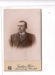 13109 – CDv * Men’s Portrait * Helmstedt around 1910