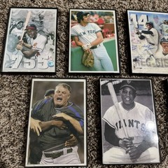 Sports Framed Print Lot Reggie Jackson John Elway Baseball Football 7 Pieces