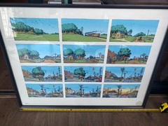 R. Crumb A Short History of America Wildwood Serigraph #654/1000 Framed Art