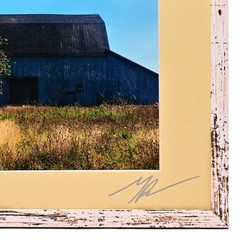 MICHAEL RAY Original Vintage Signed Long Island Landscape Barn Photograph Print