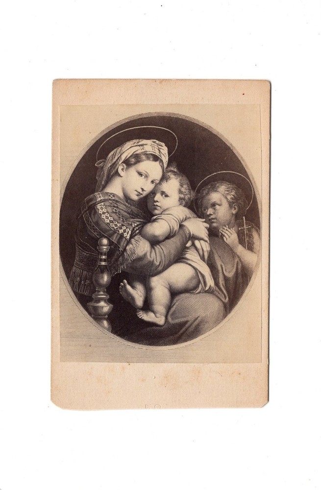 CDV Photo / Art / Art Picture with Dedication – Krefeld 1866