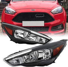 2PCS Headlights Assembly W/LED DRL for 2015 2016 2017 2018 Ford Focus S SE ST SE