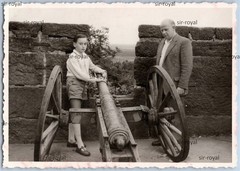 Koblenz around 1960 – Fortress Ehrenbreitstein Cannon – 1950s 1960s – Photo 10x7cm