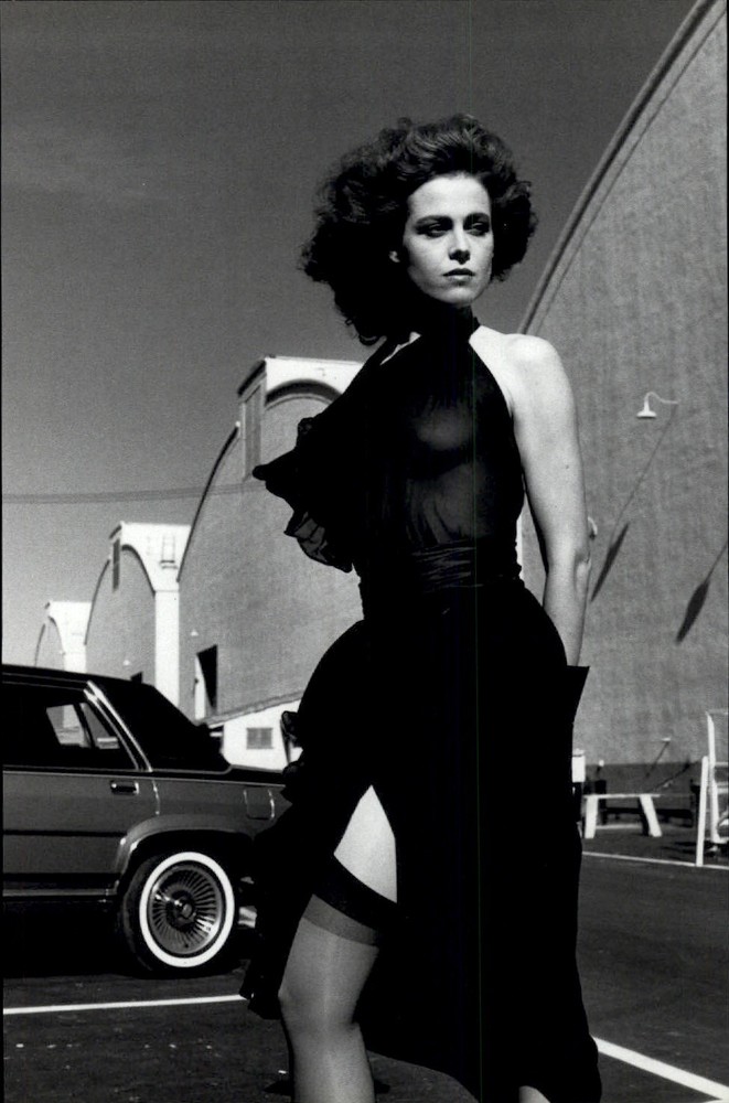 1992 1983 Helmut Newton Sigourney Weaver See Through Blouse Art Photo Gravure