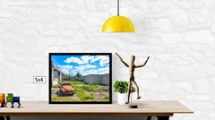 Old Rusty Volkswagen, High Resolution Image, Many Formats, TV Art