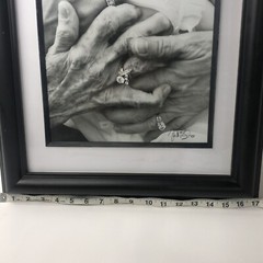 4 Generations Women Family Black and White Newborn Large Photo Love 18 X 22 Hope