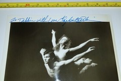 THE JOFFREY BALLET SIGNED 8×10 PRESS PHOTO ELIZABETH PARKINSON DANCE SEA SHADOW