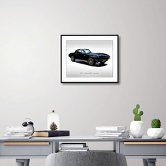 Classic Cars – 1963 Chevrolet Corvette – Dark Blue – Muscle Car