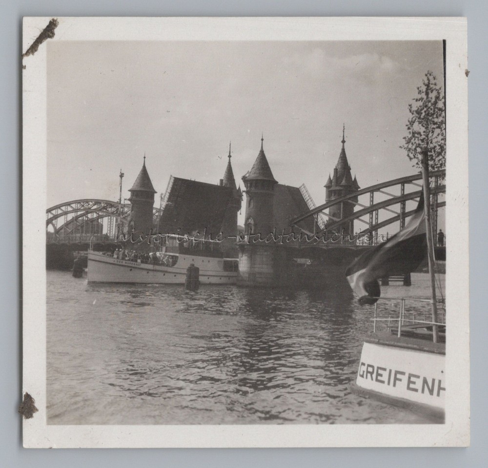 Szczecin Szczecin Pomerania Poland – Station Bridge Steamer THE MARGRAVE Photo