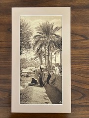 Lehnert and Landrock Antique Photo «Native Scenery at Marg» w/ Matt