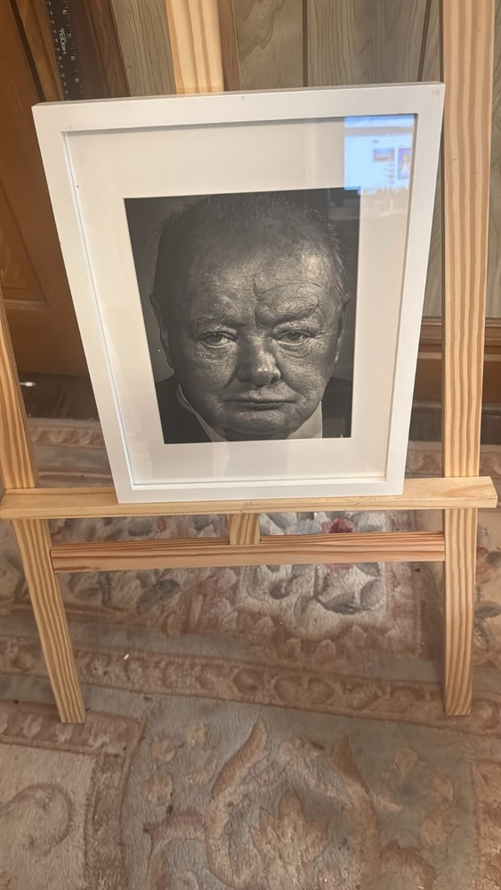 Yousuf Karsh Book Plate Portrait Framed Photogravure Modern Iconic 16×13