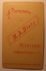 Student / pupil in Couleur – Absolvia? Munich CDV N. A. Dietz / Studentika