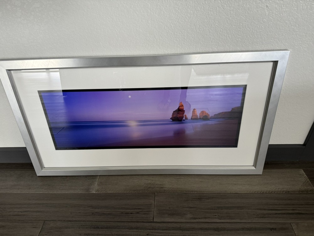 RARE XL Ken Duncan Silvery Moon Australia fINE ART 40” X 21” $4000 Orig