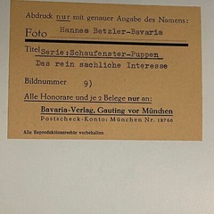 Original Photo Curiosa Germany Display With Mannequins 1950s