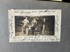 400+ RPPC Family Album 1861-1917 Hot Springs AR, Europe, Cincinnati
