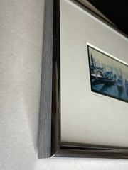 Jim Nilsen Photography Signed “Venice” Gondolas Italy #120 Framed Matted