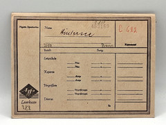 Negative with Agfa laboratory map Hintersee Berchtesgadener Land bathing beach around 1948