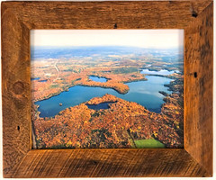 Crescent Lake, Rhinelander Oneida County, Wisconsin Aerial Photo. Frame Optional
