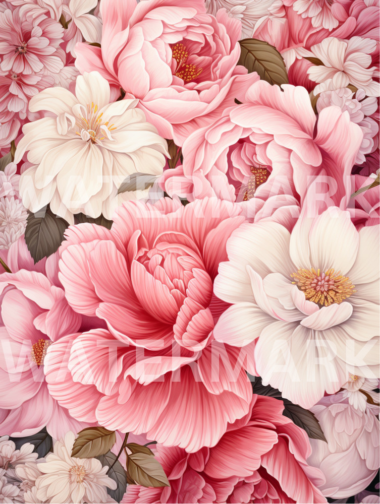 Digital Photo Image Beautiful Pink Flowers Picture Art Wallpaper Desktop