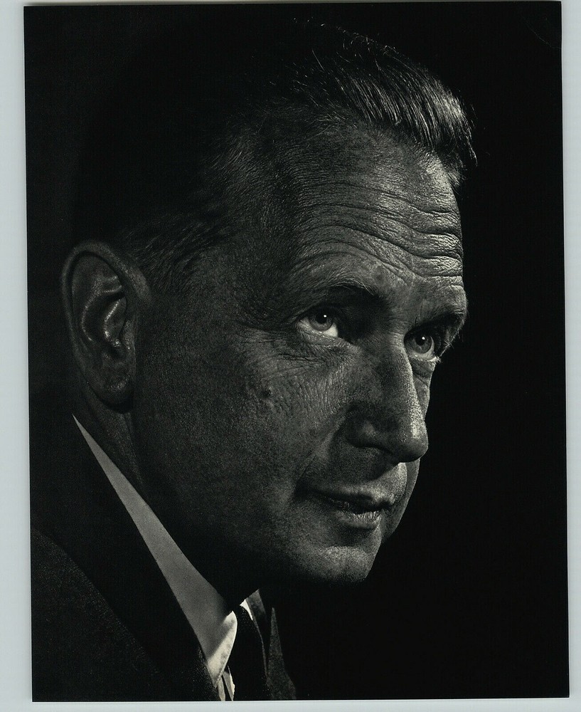 1958 1959 Yousuf Karsh Dag Hammarskjold UN ORIGINAL Portrait Art Photo 16X20