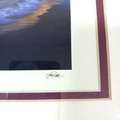 Jeff Ripple Photograph Ocean Beach Sunset Beachscape Signed Matt