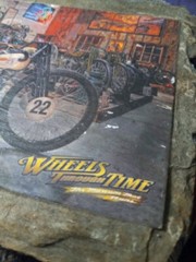 Harley-Davidson Wheels Through Time Motorcycle Art Slate PICTURE Art Rare Nice