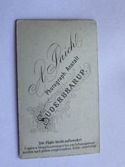 orig. CDV photo photograph old picture fashion around 1890 Süderbrarup women girls