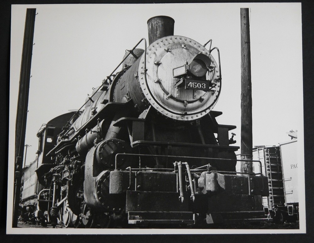 Southern Railway Steam Locomotive Engine 4503 Photograph Vtg 50s Railroad