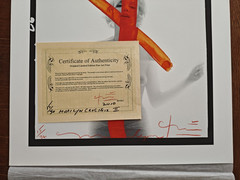 Bert Stern (1929-2013) – Marilyn Monroe – Crucifix II – XL signed photo with COA