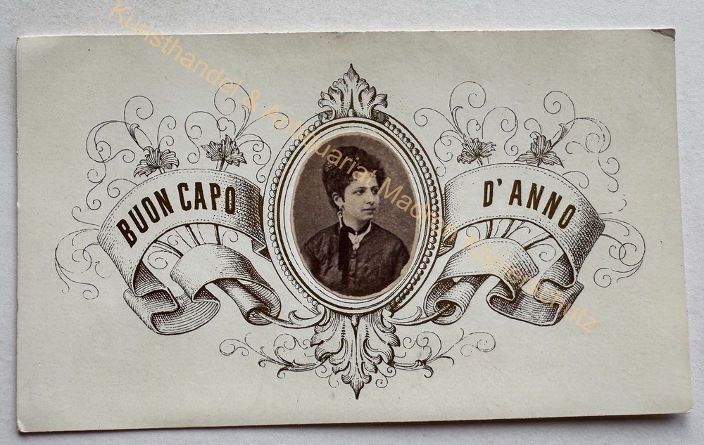 orig. CDV Photo Photograph Picture Old Circa 1870 Italia Couple