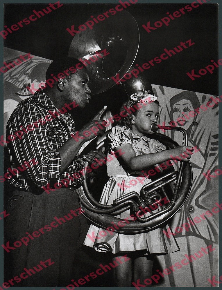 orig film photo Cornelia Froboess Kenneth Spencer music sousaphone West Berlin 1954