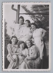 Portrait of 6 Women – Vintage Photo 1930s