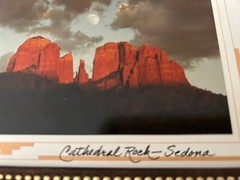 Margaret L Jackson Signed, Framed Original Photograph Cathedral Rock- Sedona AZ