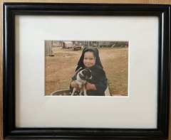 Bill Coleman Amish Girl Framed Photo