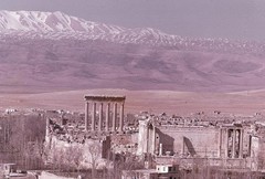 35mm slide · Baalbeck-Lebanon mountains