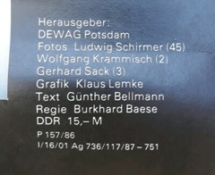 Von 1986 Postermappe 12 Fotos Potsdam Sanssouci Babelsberg usw. 57x 40cm DEWAG