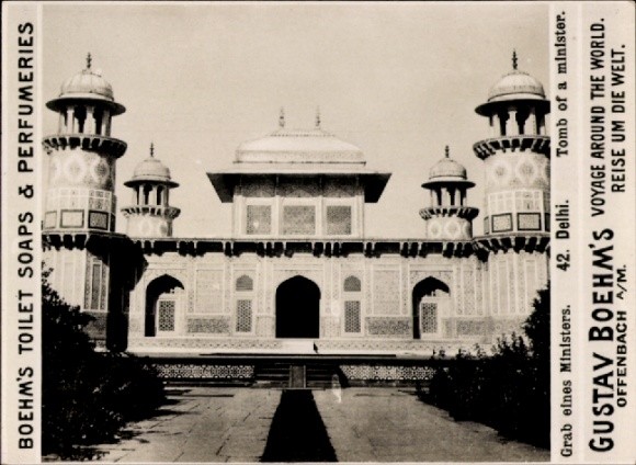 Photo Delhi India, Tomb of a Minister, Advertising Boehm’s Toilet Soap – 11088249